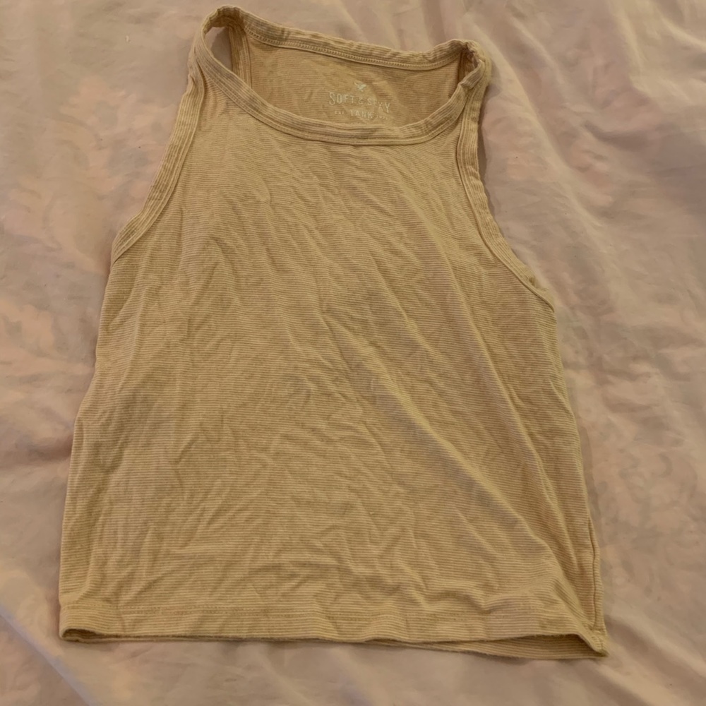 AE yellow tank top